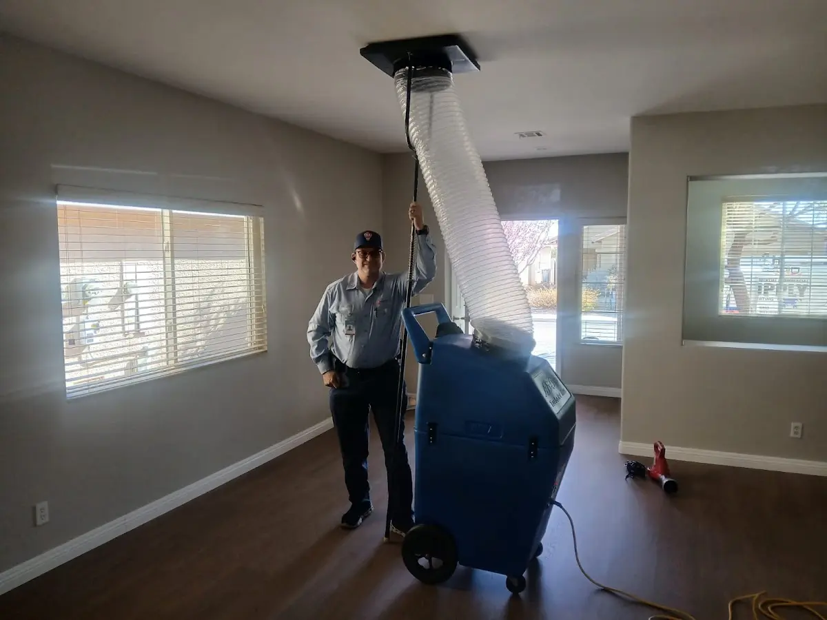 Professional Dryer Vent Cleaning work inside a Boston home